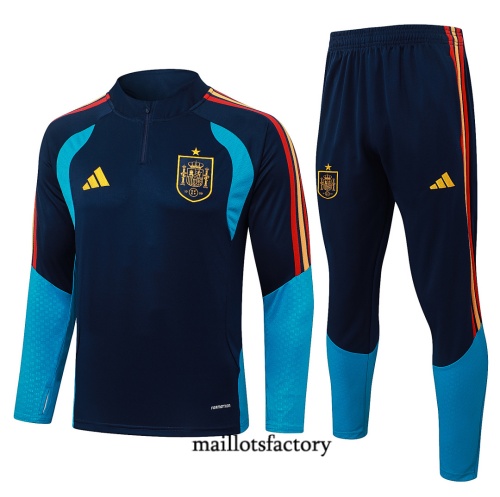 Maillotsfactory Site Survetement Enfant Espagne 2026/27 Bleu Marine