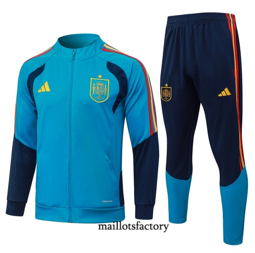 Maillotsfactory Soldes Veste Survetement Enfant Espagne 2026/27 Bleu