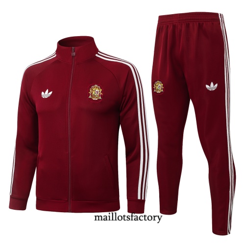 Maillotsfactory Site Veste Survetement Enfant Espagne 2026/27 Rouge