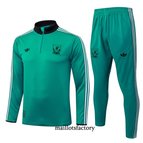 Maillotsfactory Soldes Survetement Enfant Liverpool 2026/27 Vert