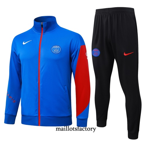 Maillotsfactory Nouveau Veste Survetement Enfant PSG 2425 Bleu