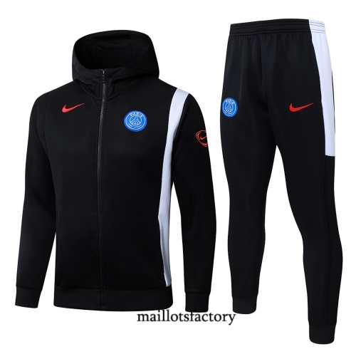 Maillotsfactory Achetez Veste Survetement Enfant PSG à capuche 2425 Noir