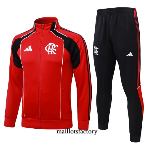 Maillotsfactory Site Veste Survetement Flamengo 2026/27 Rouge/Noir