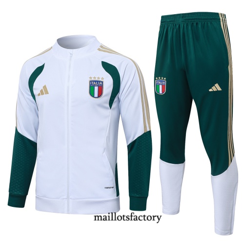 Maillotsfactory Site Veste Survetement Italie 2026/27 Blanc