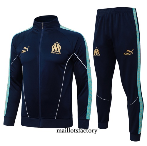 Maillotsfactory Soldes Veste Survetement Marseille 2026/27 Bleu Marine