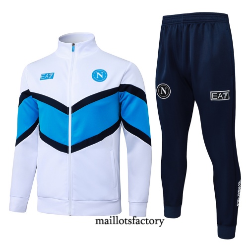 Maillotsfactory Nouveau Veste Survetement Naples 2026/27 Blanc
