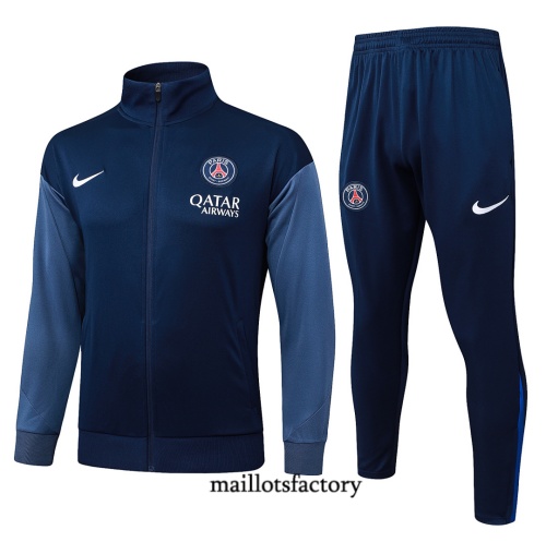 Maillotsfactory Soldes Veste Survetement PSG 2026/27 Bleu Marine