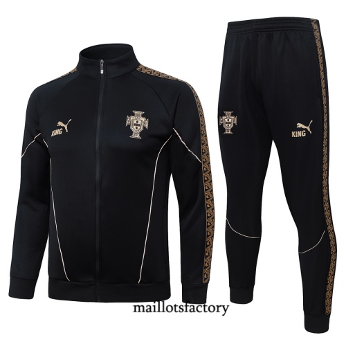 Maillotsfactory Site Veste Survetement Portugal 2026/27 Noir