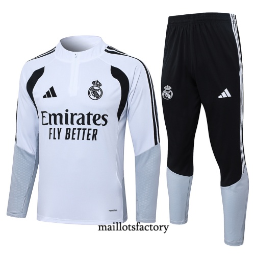 Maillotsfactory Nouveau Survetement Real Madrid 2026/27 Blanc
