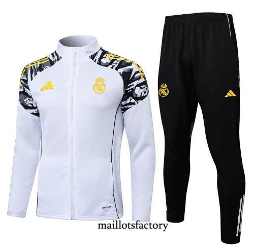 Maillotsfactory Nouveau Veste Survetement Real Madrid 2026/27 Blanc