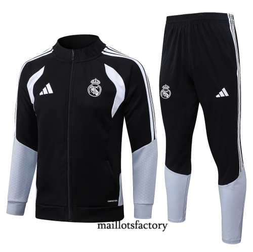 Maillotsfactory Soldes Veste Survetement Real Madrid 2026/27 Noir