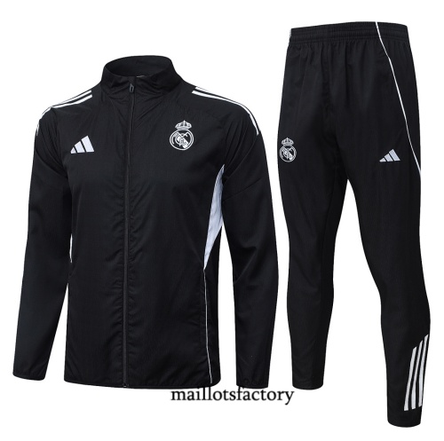 Maillotsfactory Nouveau Maillot du Coupe vent Real Madrid 2026/27 Noir