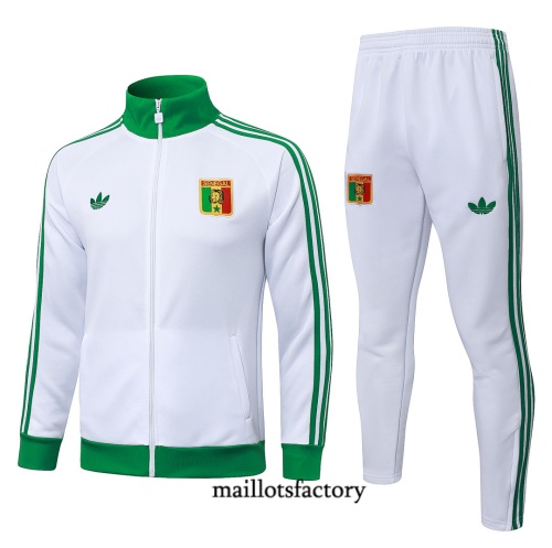 Maillotsfactory Soldes Veste Survetement Sénégal 2026/27 Blanc
