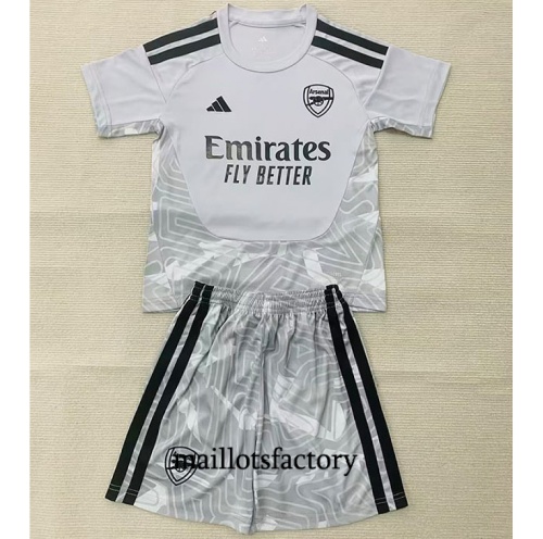 Maillot du Arsenal Enfant 2026/27 Gardien De But Gris