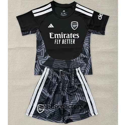 Maillot du Arsenal Enfant 2026/27 Gardien De But Noir