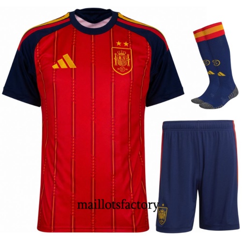 Maillot du Espagne Enfant 2026/27 Domicile 2 Etoiles