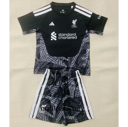 Maillot du Liverpool Enfant 2026/27 Gardien De But Noir