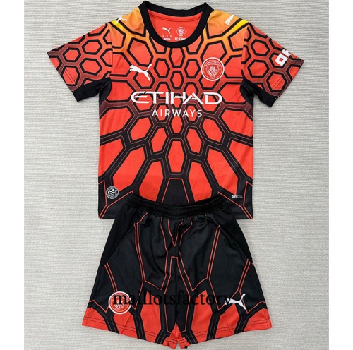 Maillot du Manchester City Enfant 2026/27 Gardien De But Orange