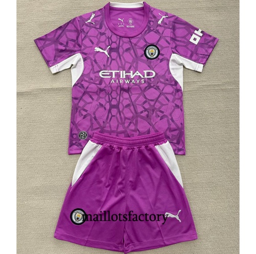 Maillot du Manchester City Enfant 2026/27 Gardien De But Violet