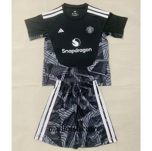 Maillot du Manchester United Enfant 2026/27 Gardien De But Noir