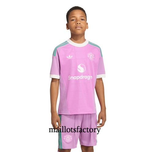 Maillot du Manchester United Enfant 2026/27 Gardien De But Rose