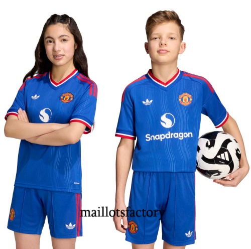 Maillot du Manchester United Enfant 2026/27 Exterieur