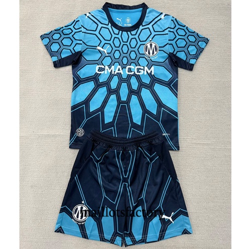 Maillot du Marseille Enfant 2026/27 Gardien De But Bleu