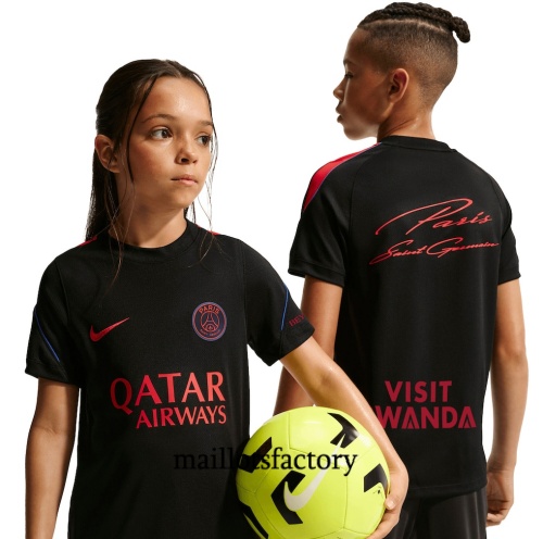 Maillot du PSG Enfant 2026/27 Pre-Match Noir