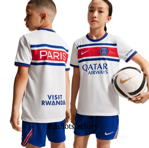 Maillot du PSG Enfant Dri-FIT 2026/27 Domicile Pre-Match Blanc