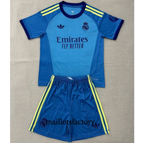 Maillot du Real Madrid Enfant 2026/27 Gardien de but Bleu