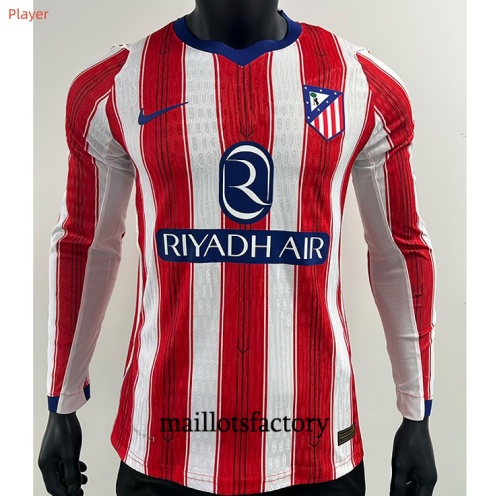 Maillot du Atletico Madrid Player 2026/27 Domicile Manche Longue