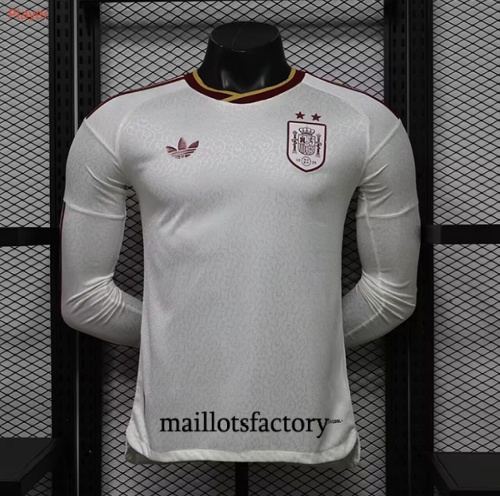 Maillot du Espagne Player 2026/27 Exterieur 2 stars Manche Longue