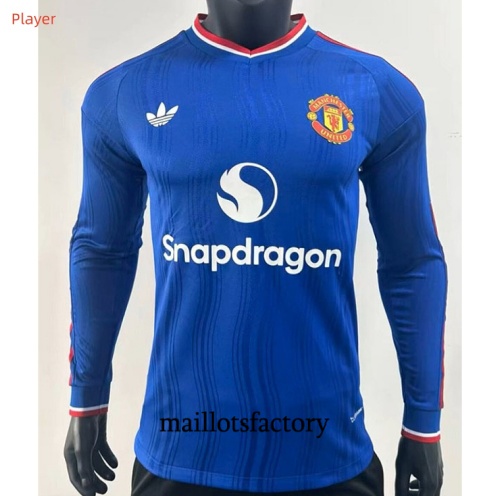 Maillot du Manchester United Player 2026/27 Exterieur Manche Longue