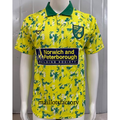 Maillot du Retro Norwich City 1992-94 Domicile