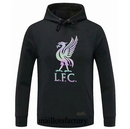 Achat Maillot du Veste Sweat A Capuche Liverpool 2022/23 noir fac tory s0838